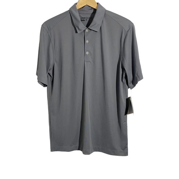 Nike Men’s Cool Gray Dri-Fit Golf Shirt, Size Small - Picture 4 of 15